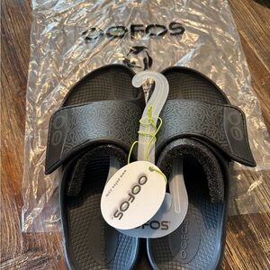 OOahh Sport Flex Black Slides
